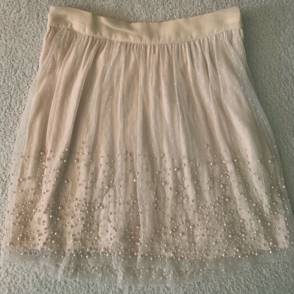 Pink pearl skirt